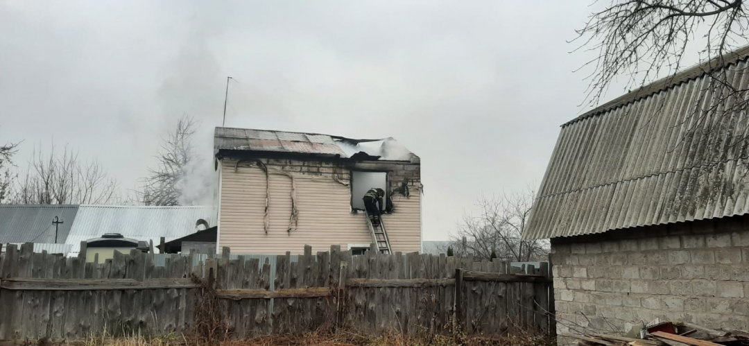 Пожар в садовом доме в городском округе Дмитров